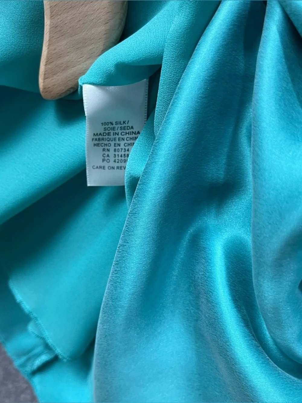 To The Max 100% Silk Cami Dress Adjustable Strap Tie Waist Flowy Feminine Size 8 - Picture 6 of 9